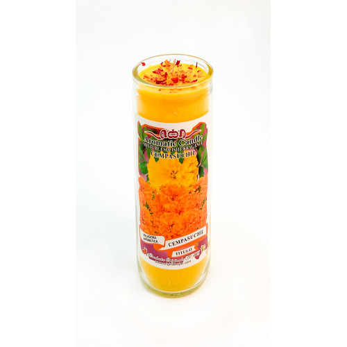 Cempasuchil Amarilla Veladora Aromatica
