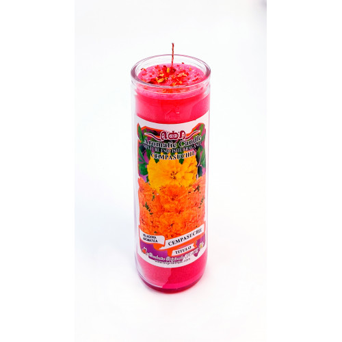 Cempasuchil Fiusha Veladora Aromatica
