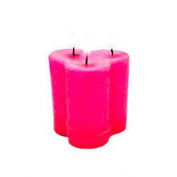 Divina Providencia Rosa Cirio 3 Pabilos