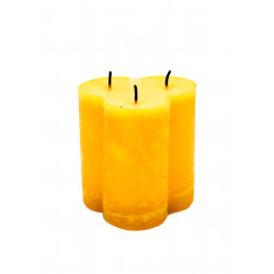 Divina Providencia Amarillo Cirio 3 Pabilos