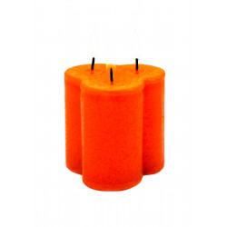 Divina Providencia Naranja Cirio 3 Pabilos