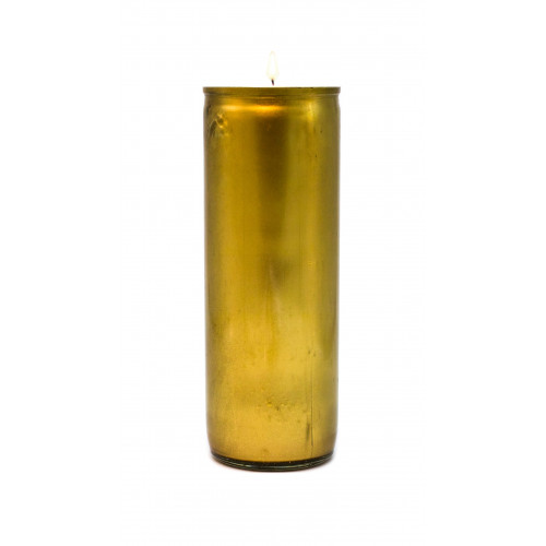 Veladora Dorada Lisa Aromatica