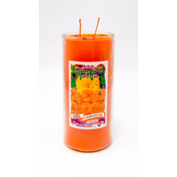 Cempasuchil Naranja Veladora Jumbo