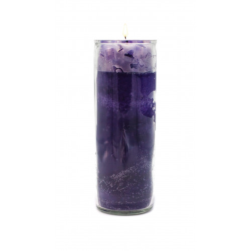 Veladora Morada Lisa Aromatica
