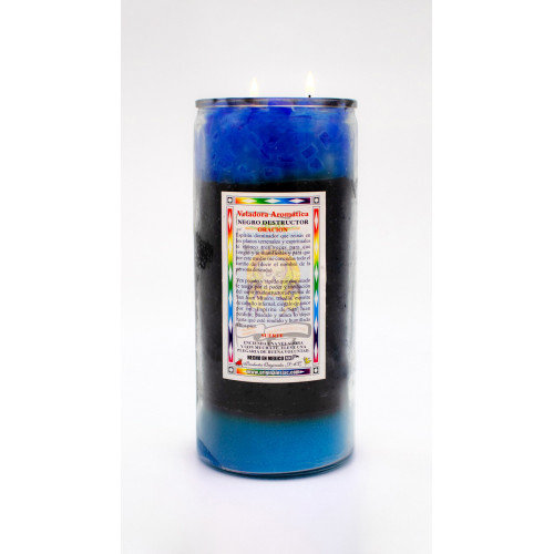 Negro Destructor Veladora Jumbo