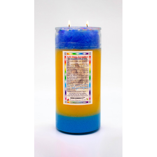 (Quedate En Casa Veladora )Jumbo Title