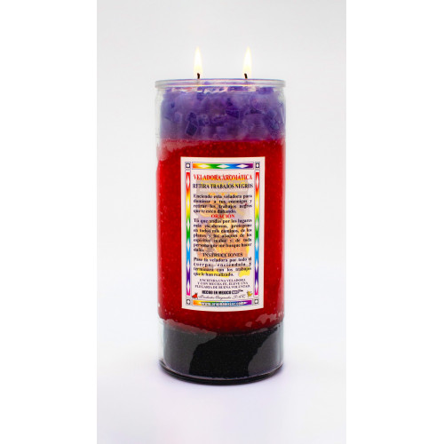 Retira Trabajos Negros Veladora Jumbo Retira Trabajos Negros Veladora Jumbo