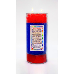 Rey Salomon Azul Rojo Veladora Jumbo Rey Salomon Azul Rojo Veladora Jumbo