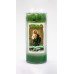 San Judas Tadeo Blanca Verde Veladora Jumbo San Judas Tadeo Blanca Verde Veladora Jumbo