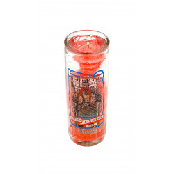 San Simon Rojo Veladora Gel