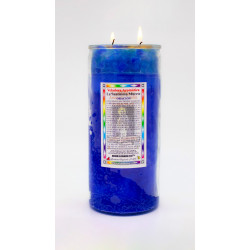 Santisima Muerte Azul Veladora Jumbo Santisima Muerte Azul Veladora Jumbo
