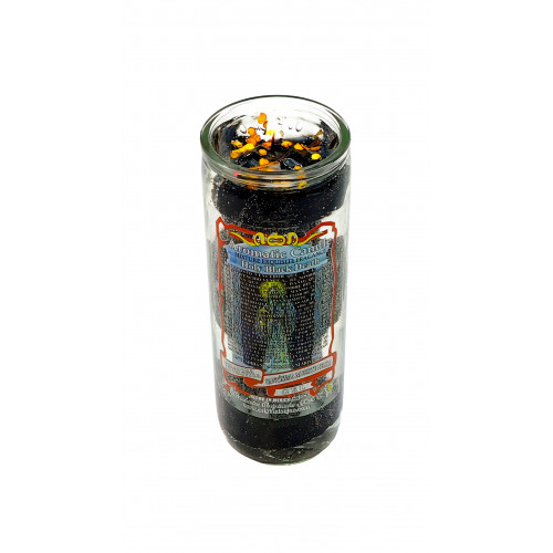 Santisima Muerte Negra Veladora Gel Santisima Muerte Negra Veladora Gel