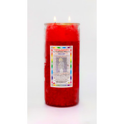 Santisima Muerte Roja Cubos Veladora Jumbo Santisima Muerte Roja Cubos Veladora Jumbo