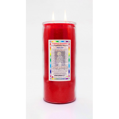Santisima Muerte Roja Veladora Jumbo